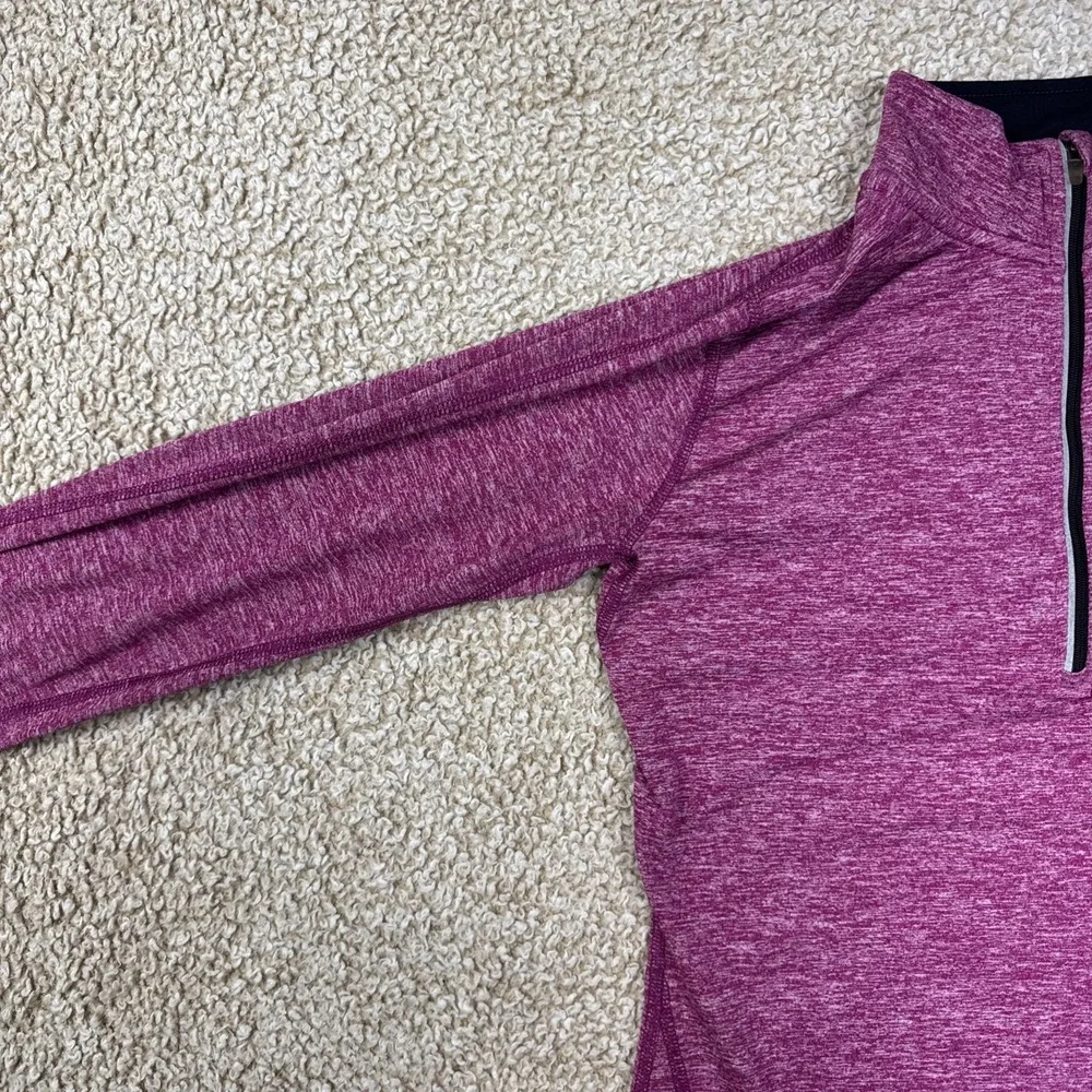 Nike Element 1/2 Zip Pink Heather L/S Running Athletic Top (481320) Small
